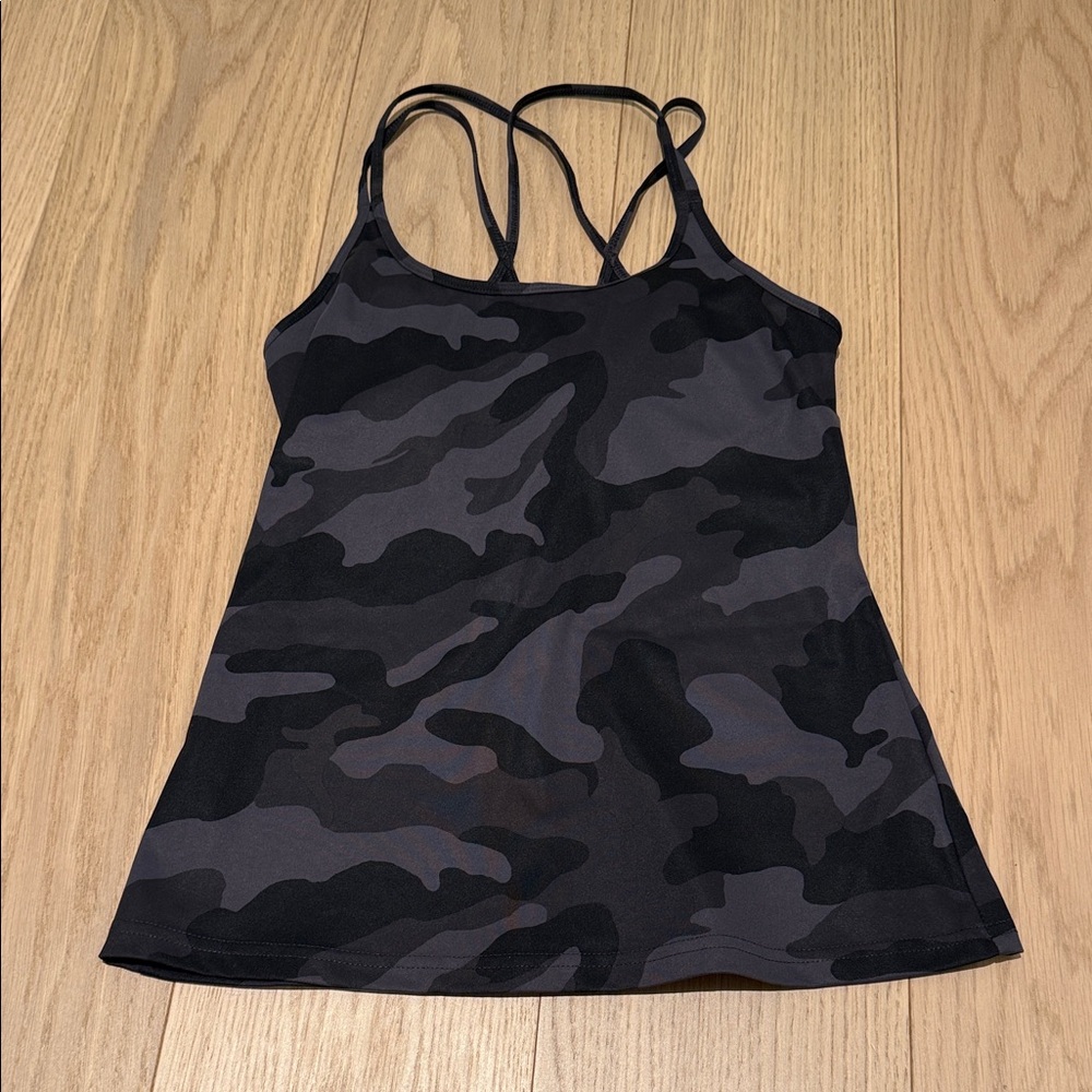 Old Navy Black Camouflage Camisole